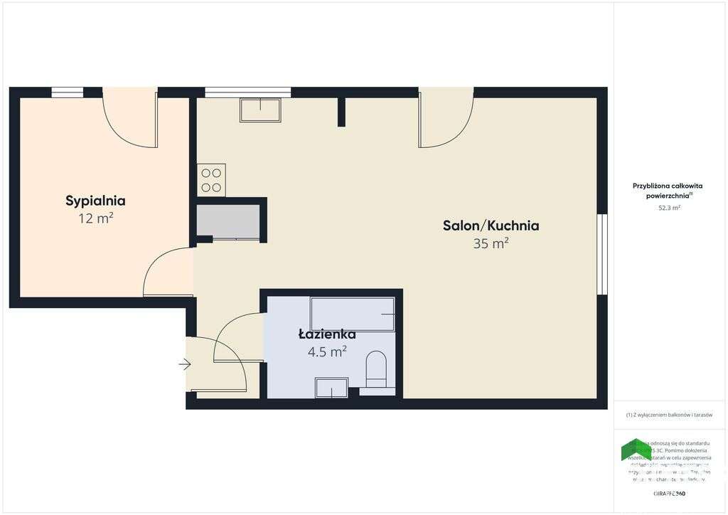 2 pokoje, 51 m2 parter, do zamieszkania-8
