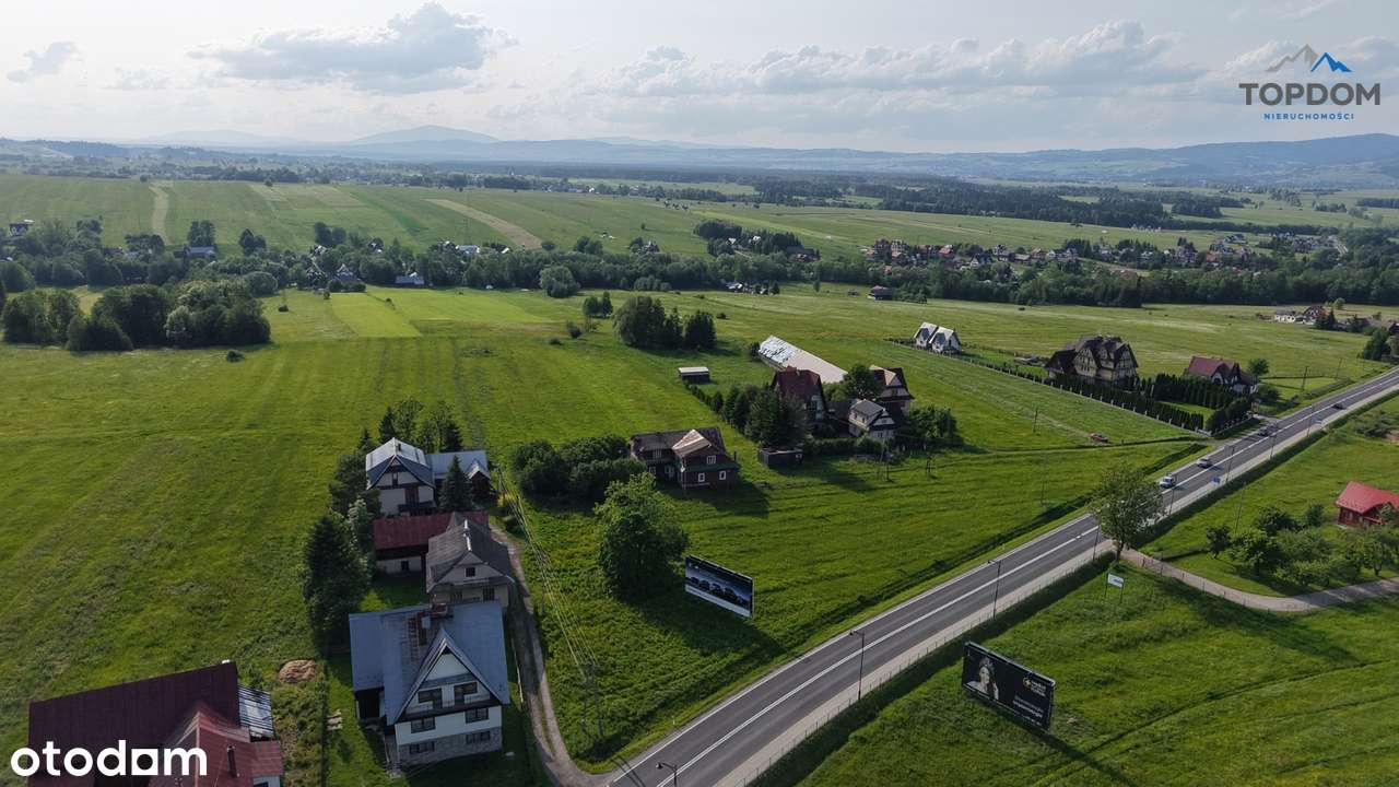Działka inwestycyjna przy drodze głównej tuż przed Białką Tatrzańską-10