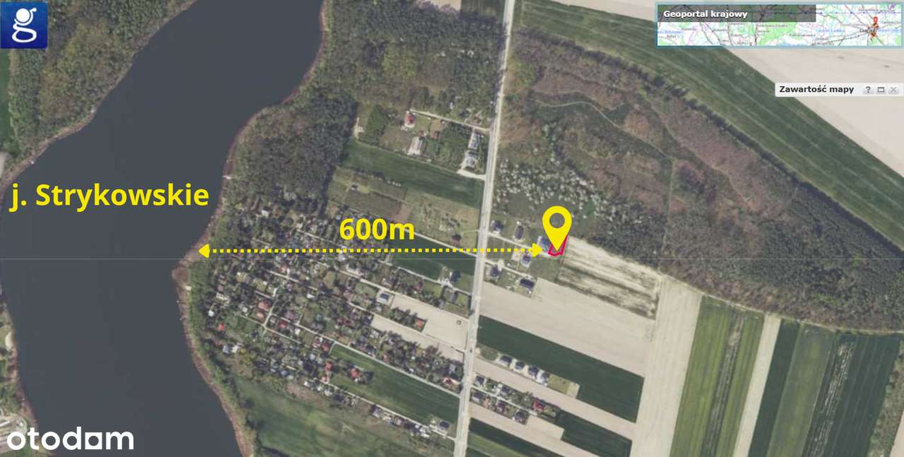 Działka budowlana przy lesie, blisko jeziora | MPZP | Strykowo-7