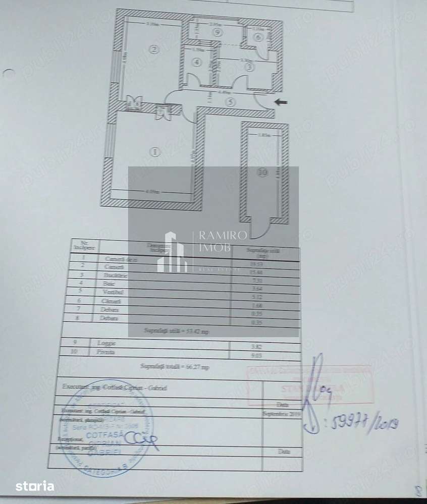 2 camere soseaua Giurgiului/luica centrala/etaj 1 bloc nou