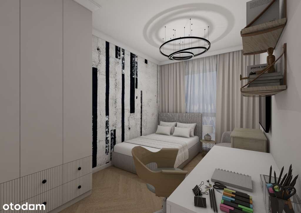 Nowoczesny dom szeregowy z ogródkiem i garażem-18