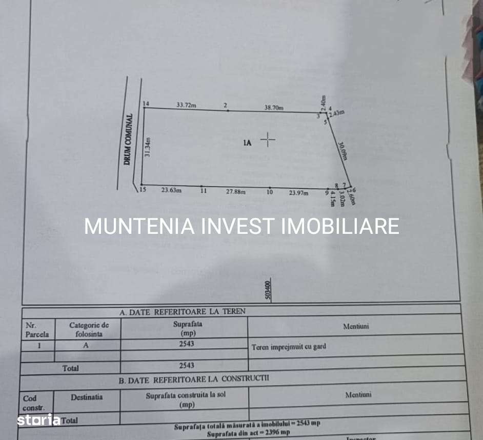 De vanzare teren intravilan 2543 mp. Călinești-10
