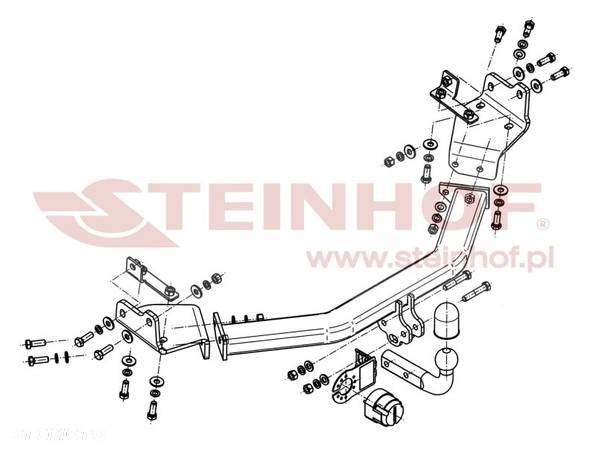 Hak Holowniczy  + MODUŁ 7 PIN do Fiat Freemont od 2011 do 2016 - 2