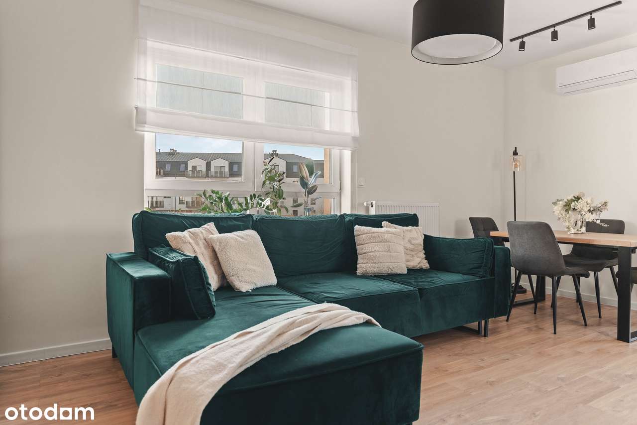 Idealnie urządzone mieszkanie z klimatyzacją 2-pok| Skrytka lokatorska-7