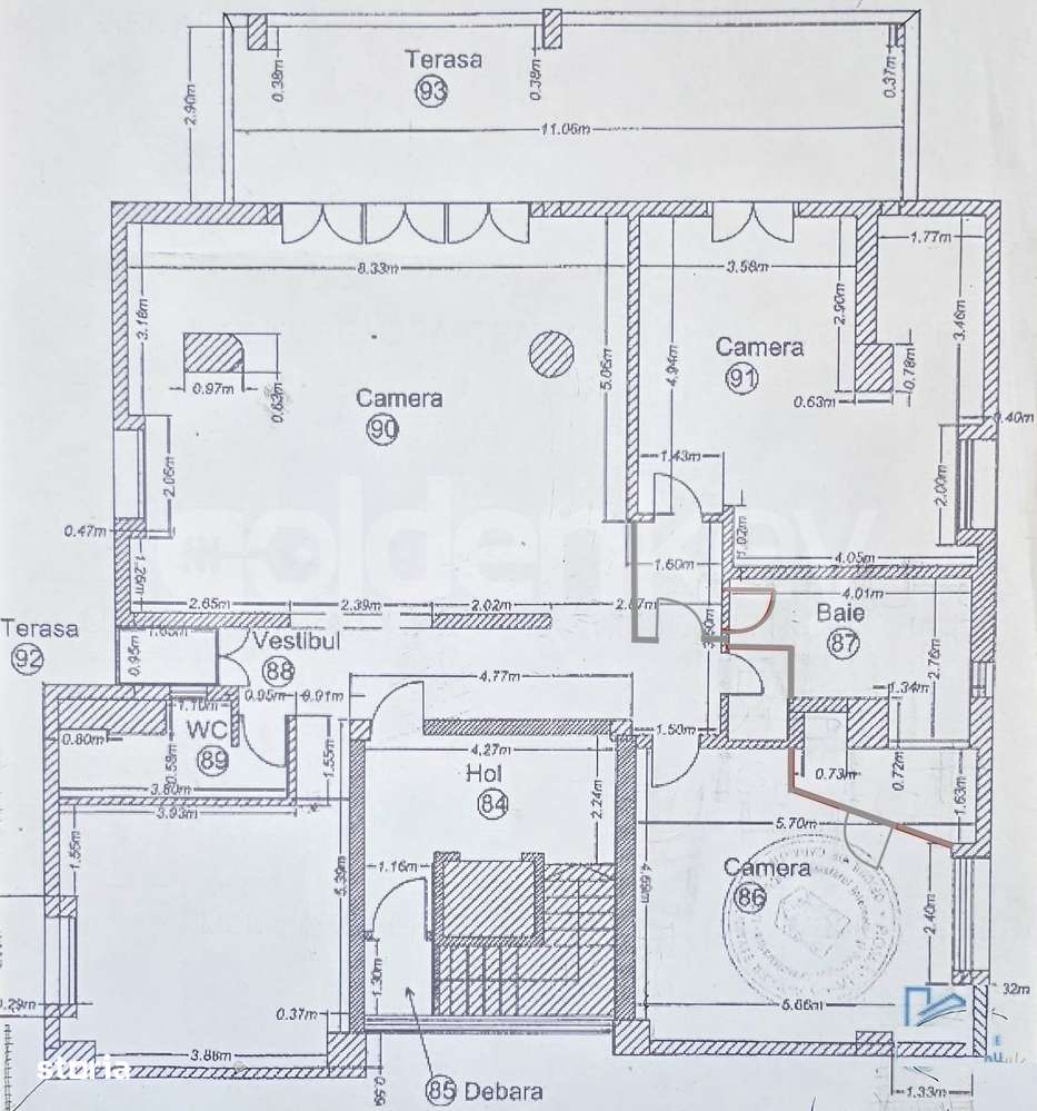 Penthouse generos cu 4 camere, 3 bai | terase 33mp | 227mpc-19
