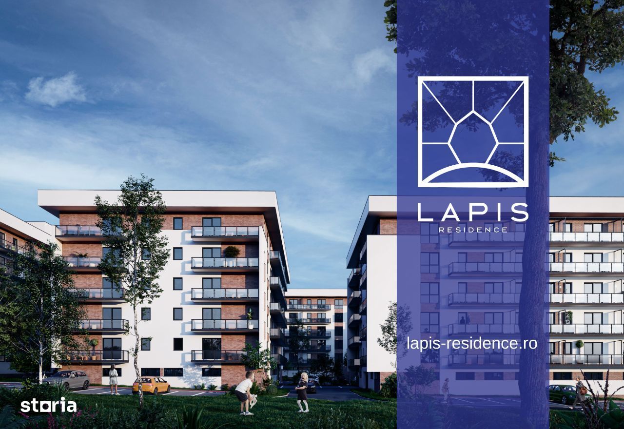 Apartament 1 camera + studio, 46 mp, Lapis Residence, avans 15%