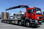 MAN TGS 35.360 / 8x2 -4 / LAWETA / + HDS HIAB 188 wysów: 8,5 m / NAJAZDY HYDRAULICZNE / EURO 6 / WCIĄGARKA / NA PODUSZKACH - 4