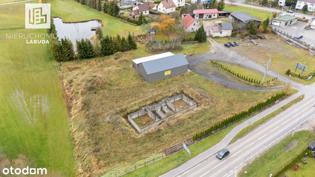 Hala 320m² przy głównej drodze w Zblewie-6