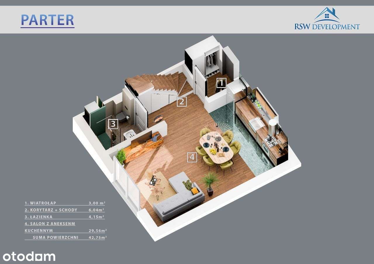 Dom, 75 m², Bolechówko-3