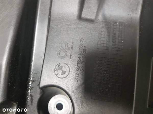 NOWY WSPORNIK SLIZG TYLNEGO ZDERZAKA BMW X5 G05 18-24 TYŁ PRAWA TYLNY PRAWY 7420654 849022 - 3