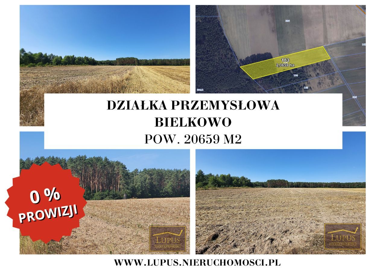 Działka przemysłowa w Bielkowie