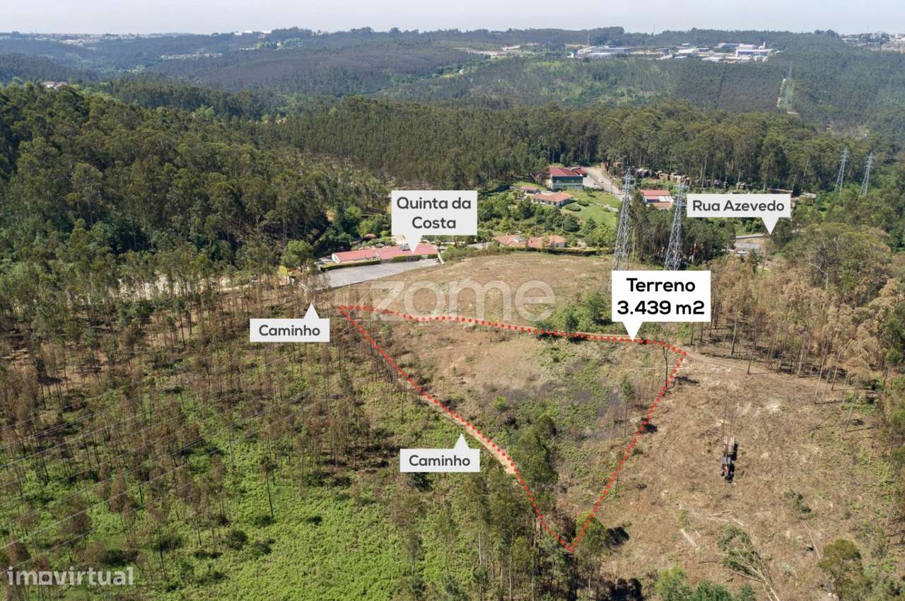 Terreno florestal com capacidade construtiva - Santa Maria da Feira - Grande imagem: 2/36