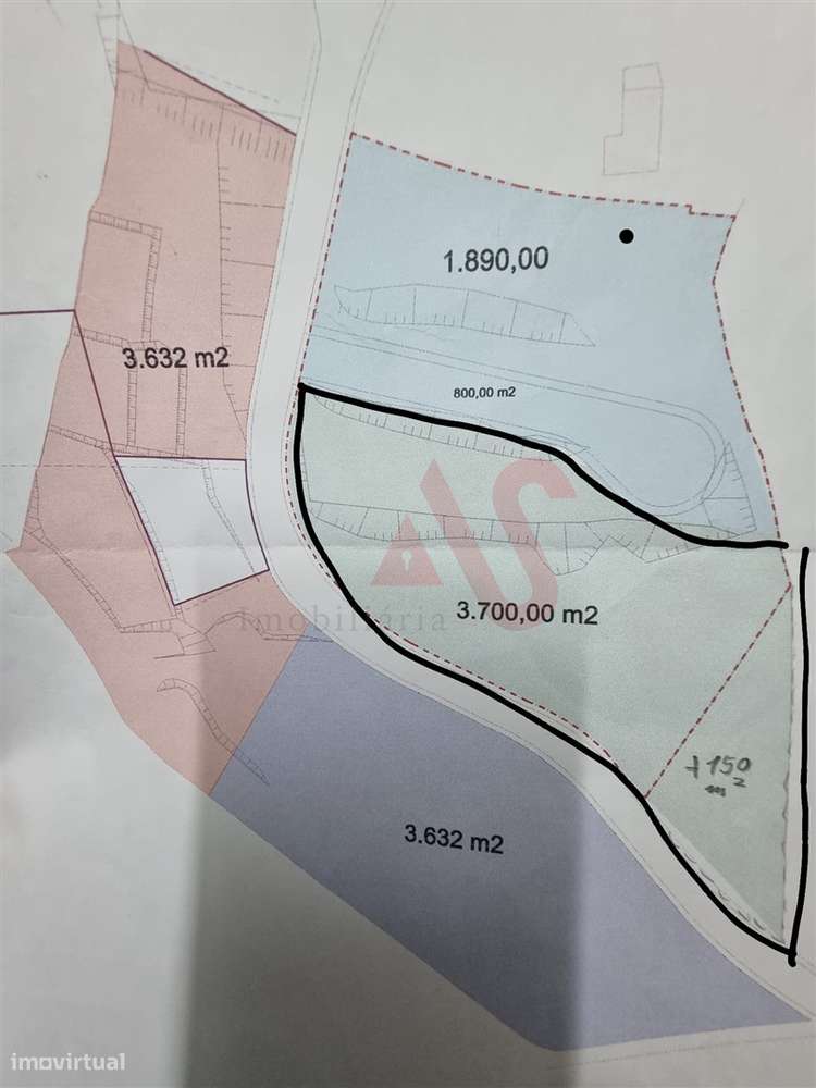 Terreno para construção com 3.850 m2 em Figueiras e Covas, Lousada - Grande imagem: 5/5