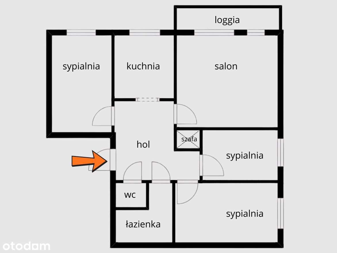 Tylko 6880zł/m2! Centrum ul. Szeroka. Duże 4-pokojowe, 74m2, loggia.-18