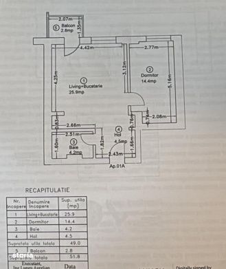 Apartament Nou in Complex Rezidential Pipera 2 camere Loc Parcare-13