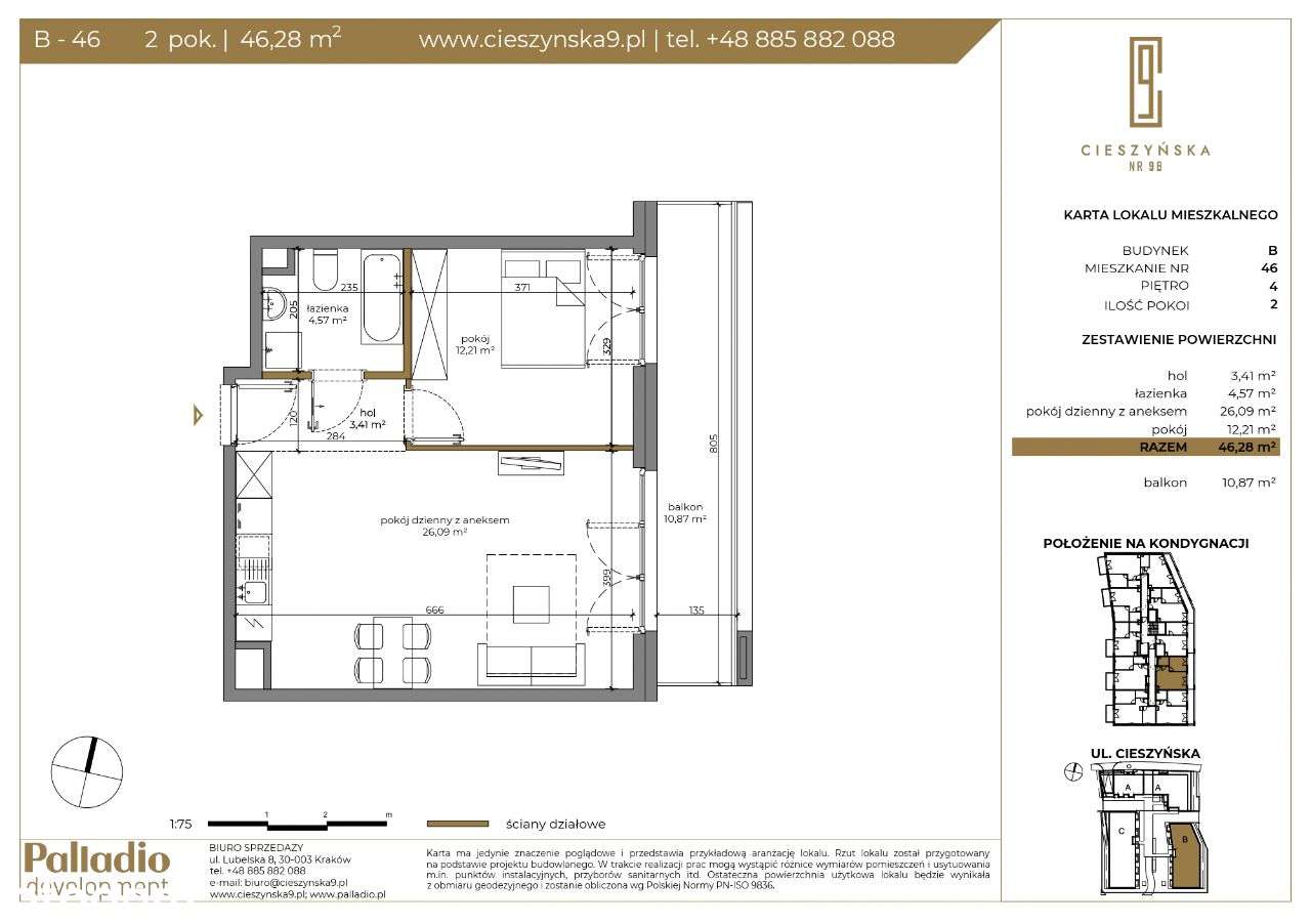 GOTOWE DO ODBIORU | Cieszyńska 9 | B-46 - Pełny obrazek: 2/7