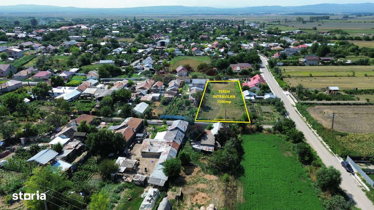 Teren intravilan 1,500mp - Imagine principală: 1/3