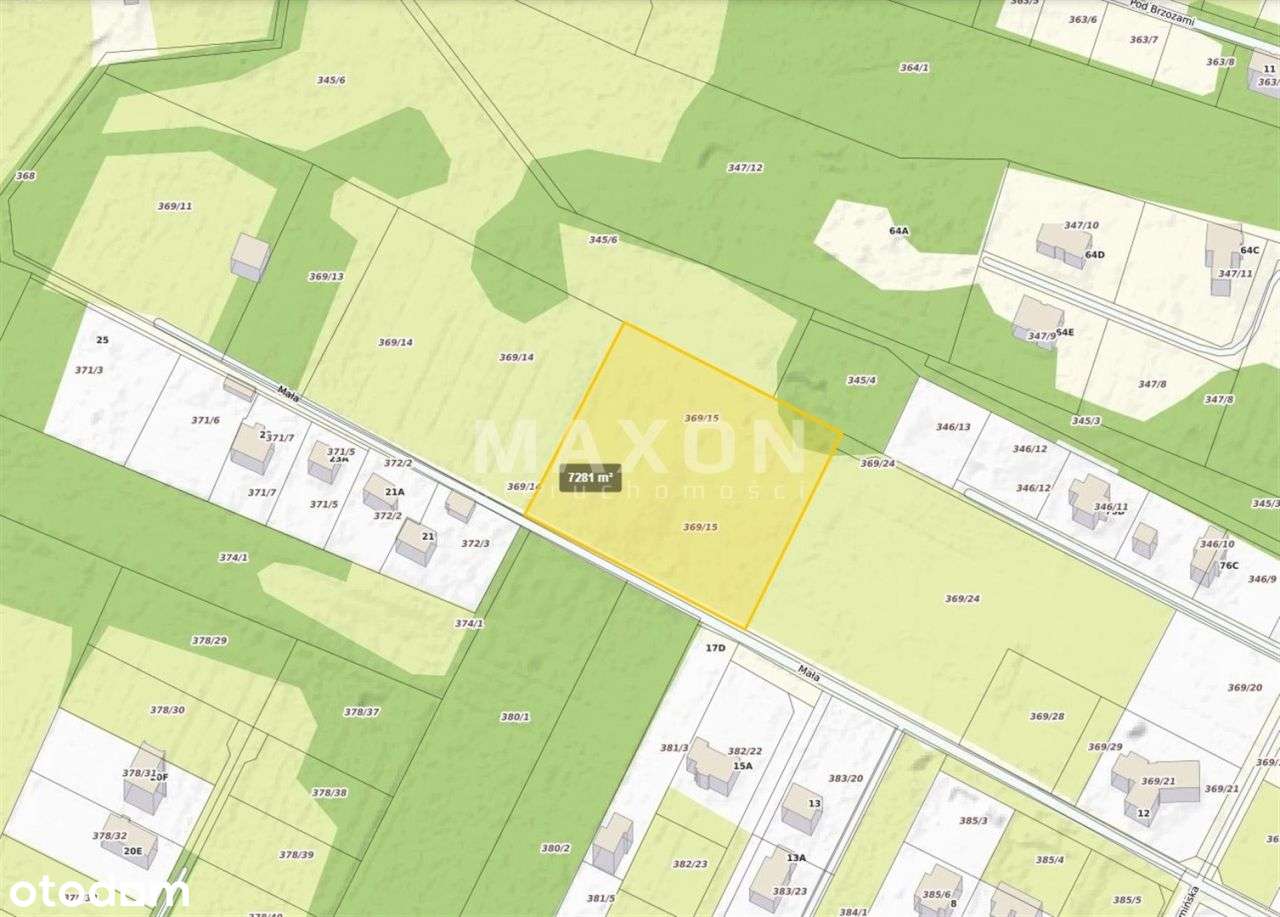 Działka rezydencyjna przy lesie 2 × 3 320 mkw. - Pełny obrazek: 5/9