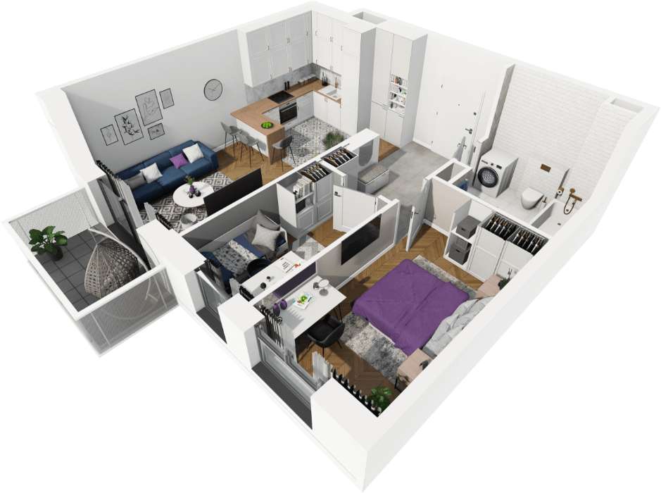 3 Pokoje - Ostatnie w takim układzie - Super CENA - Tramwaj 3 minuty-7