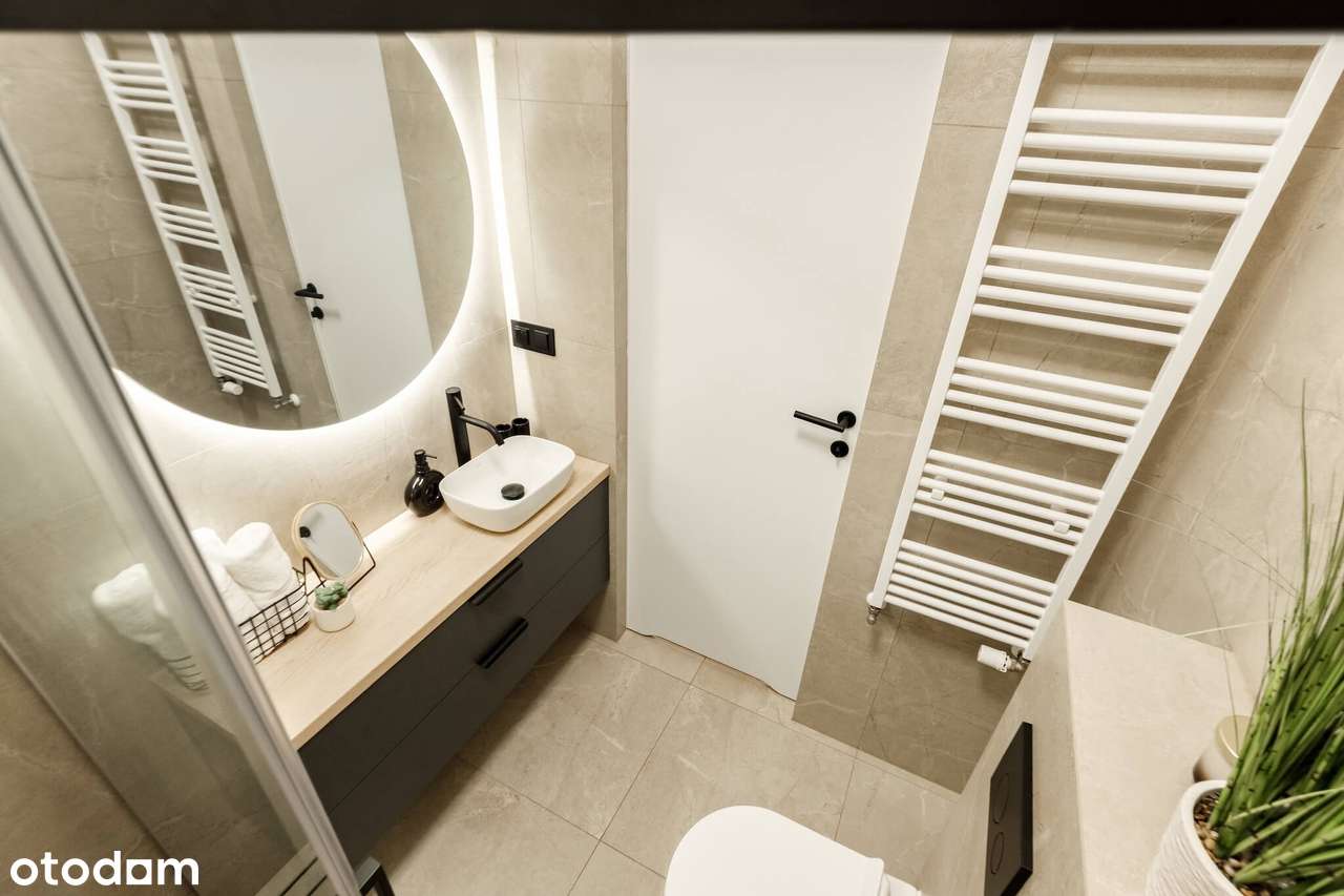 Nowe, z ogródkiem 67 m2 bez PCC, meble, AGD-18