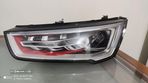 faróis Audi S1 facelift bi-xenon led lista vermelha completos - 3