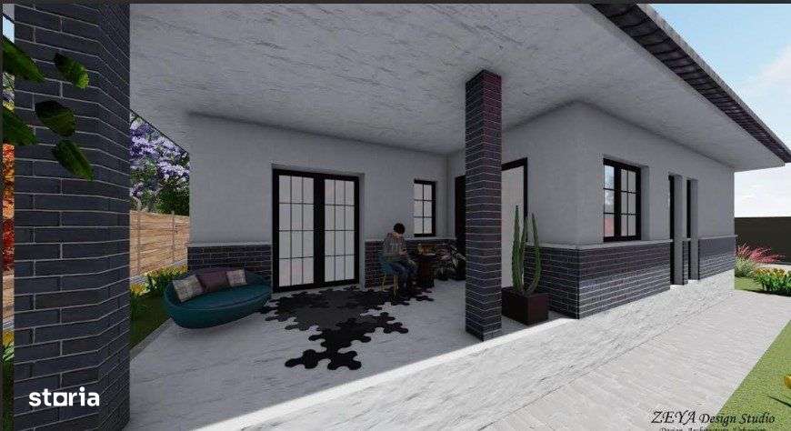 Teren autorizat, 500 mp, front stradal 18,41 ml Tureni-2