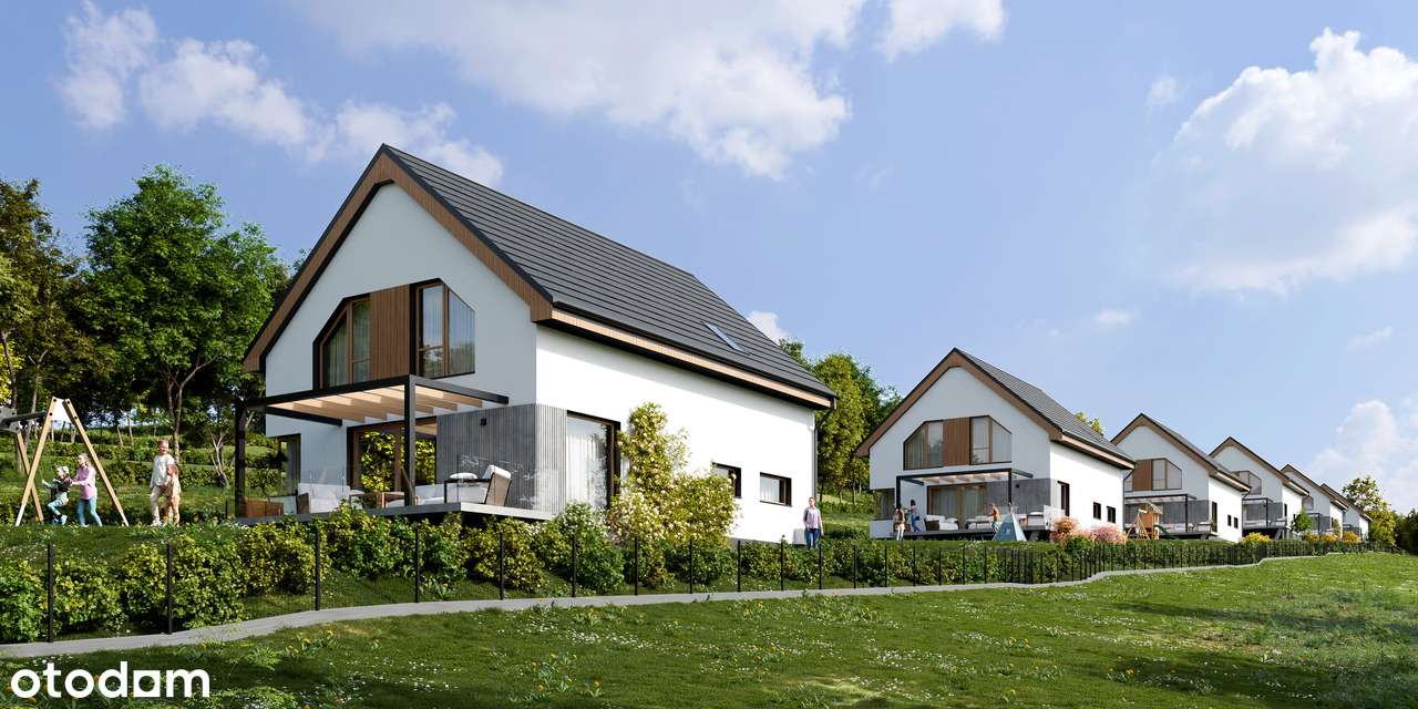 Nowoczesny dom z widokiem, Smart Home i działką 7ar – Chorągwica-7