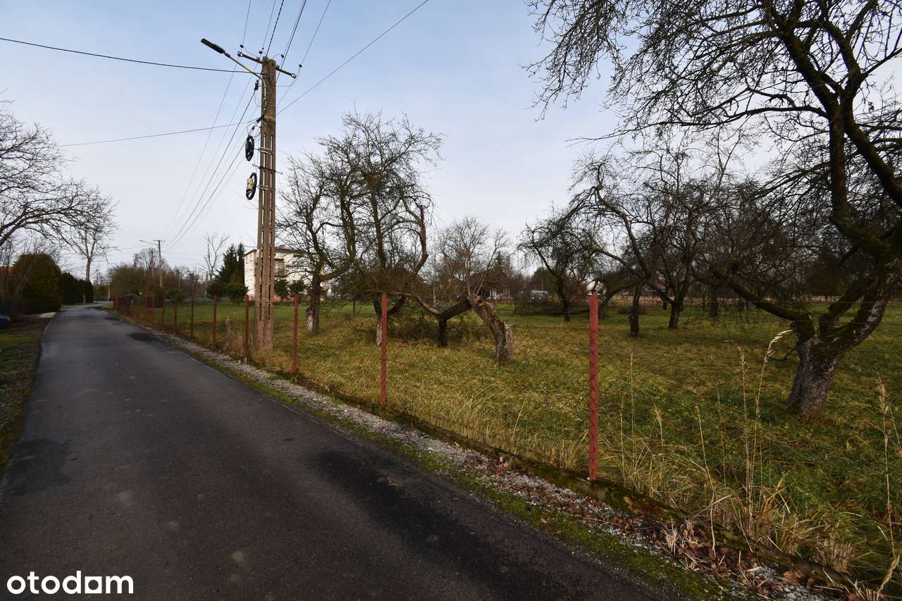 Działka z WZ tylko 4,3 km od centrum Łańcuta, przy drodze asfaltowej-8