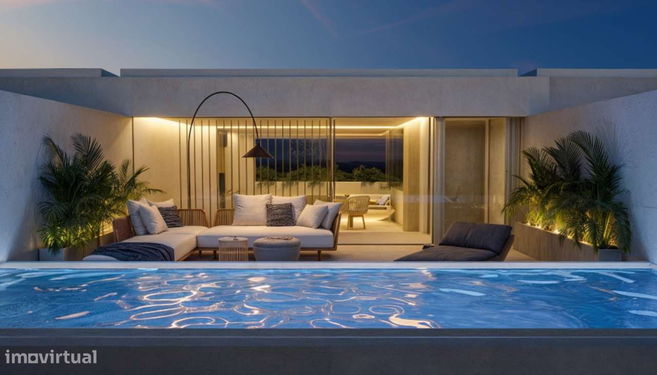 Moderna Moradia em banda com piscina no rooftop em Vilamoura, Algarve-3