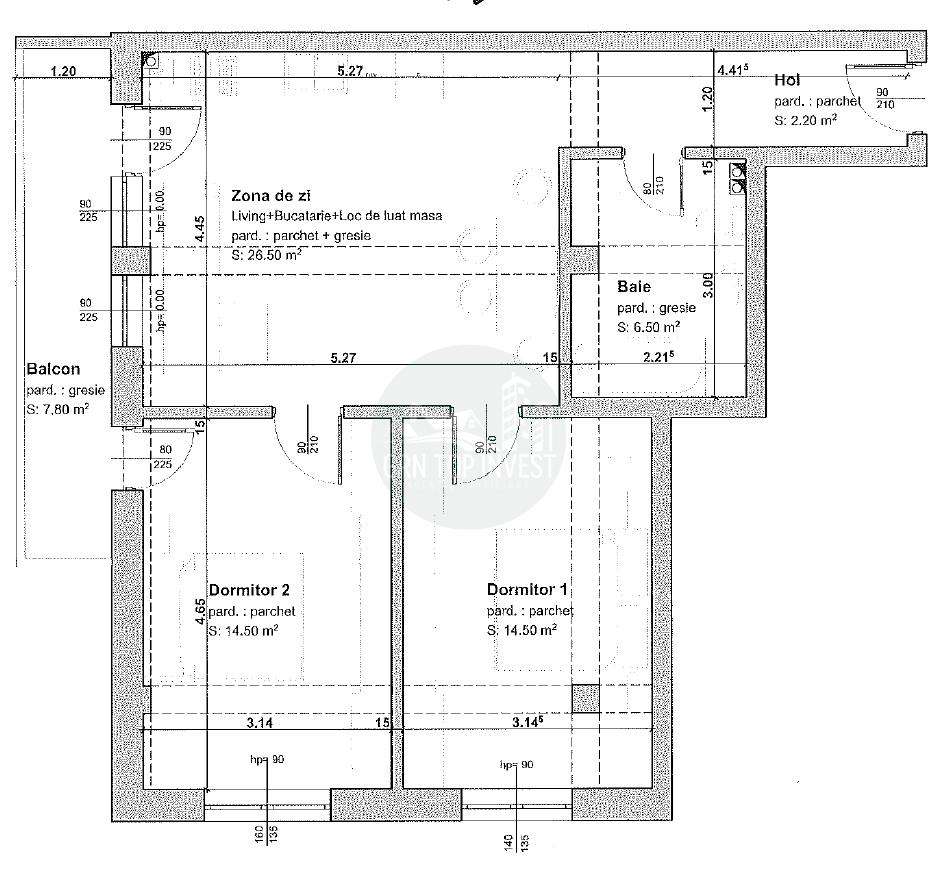 Apartament 3 camere balcon loc parcare zona Selimbar - Imagine principală: 4/4