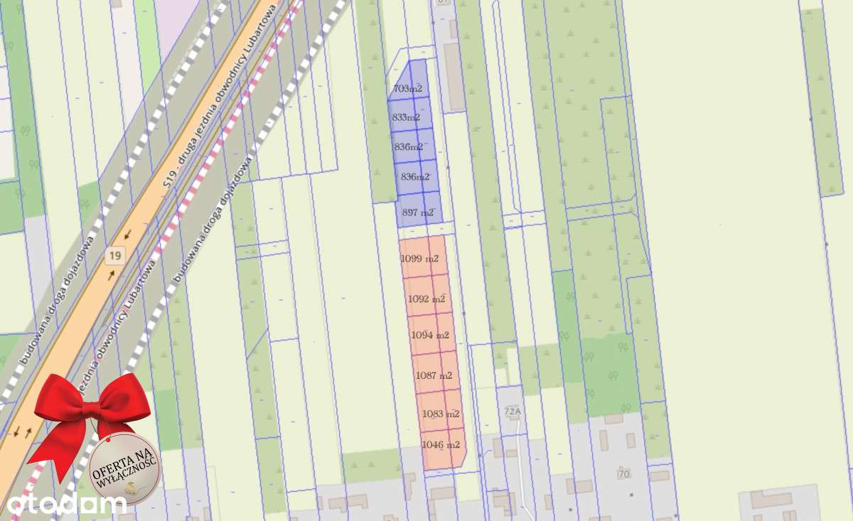 Działki budowlane Lubartów  na osiedlu Królów - Pełny obrazek: 4/6