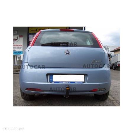 Carlig de remorcare pentru FIAT PUNTO GRANDE - 3/5usi., (199) - sistem semidemontabil -cu suruburi - tip 3xxx - din 2005 - 9