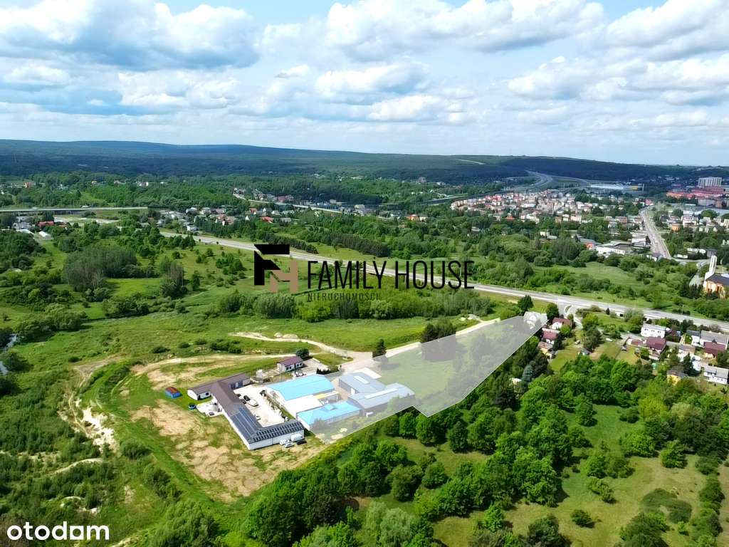 Hale 1884m2 działka 1,3ha przy trasie S7 - Pełny obrazek: 1/19