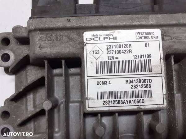 ECU calculator motor Renault Megane 3 1.5 DCI cod 237100120R - 1