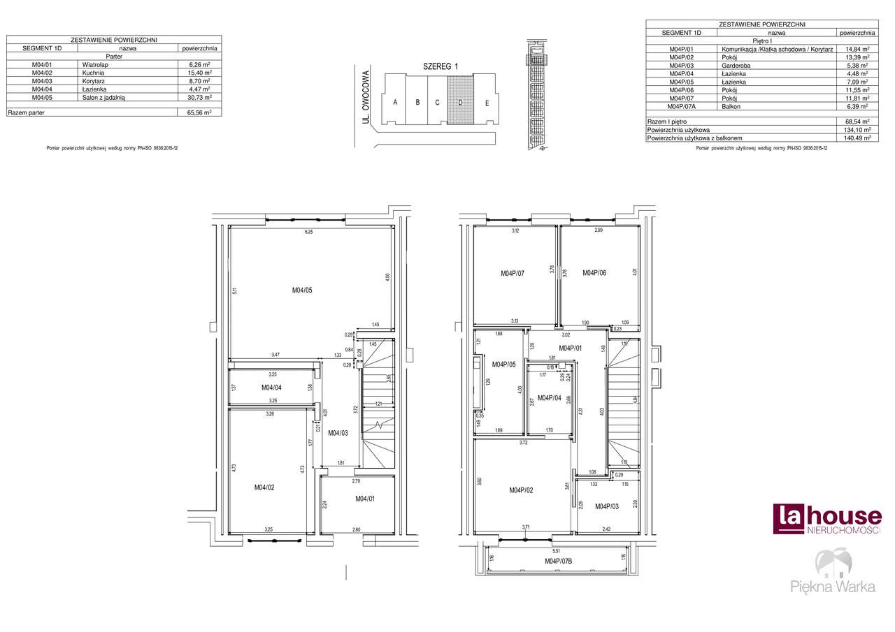 Nowy segment 133–135 m² | 2 łazienki | balkon | Warka, Owocowa - Pełny obrazek: 5/8