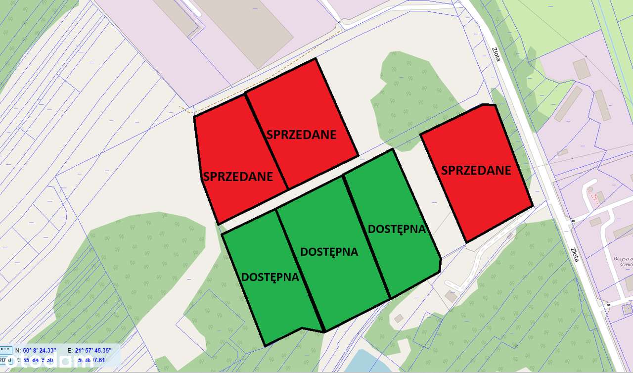 Działka od 0,5 ha do 1,5 ha, Głogów Młp, MPZP produkcja magazyn, media-0