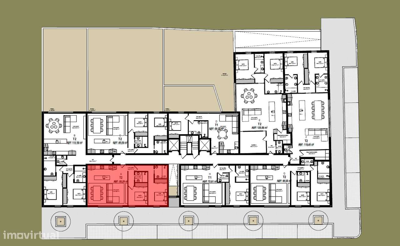 Apartamento T2 Vila do Conde - Novo-5