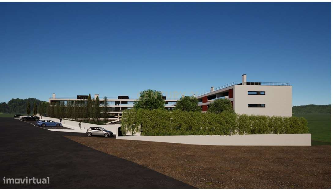 Luxuoso Apartamento T2, em condomínio fechado,  Quintas das Freiras  A-5