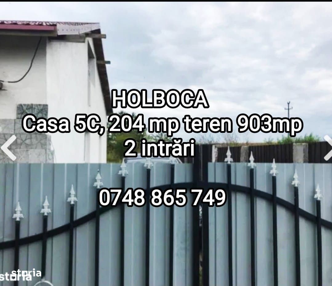 HOLBOCA - CASA 5 Cam 204 m² , teren 903 m²