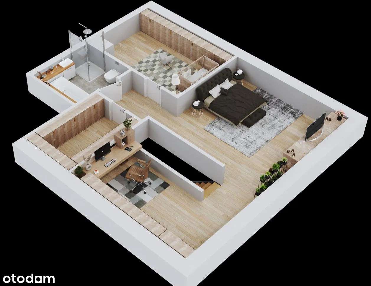 Libertów | dwupoziomowy apartament z ogródkiem | 95m2-2