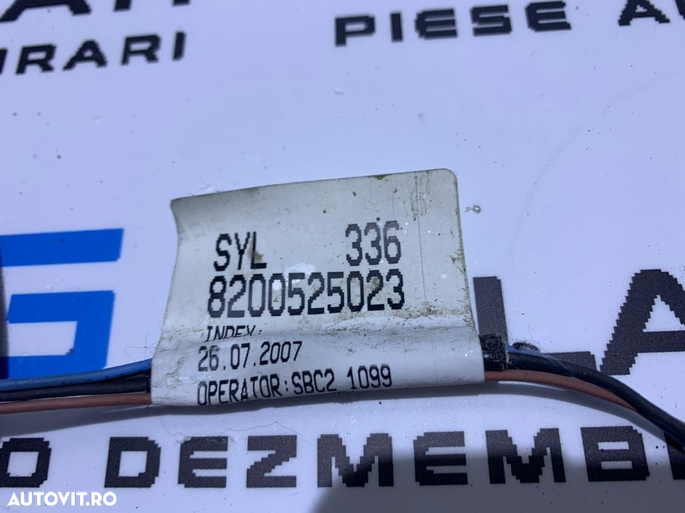 Instalatie Electrica / Cablaj Maner / Clapeta Deschidere Portbagaj Lampa / Lampi Iluminare Numar Renault Megane 2 Break / Combi / Variant 2002 - 2008 Cod Piesa : 8200525023 - 5