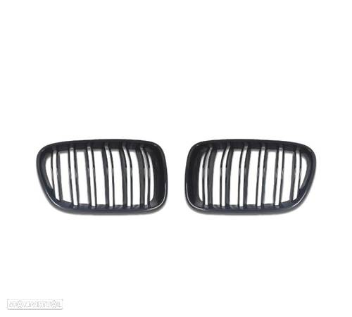 GRELHA FRONTAL PARA BMW X3 F25 10-14 LOOK M COR PRETO FOSCO - 2