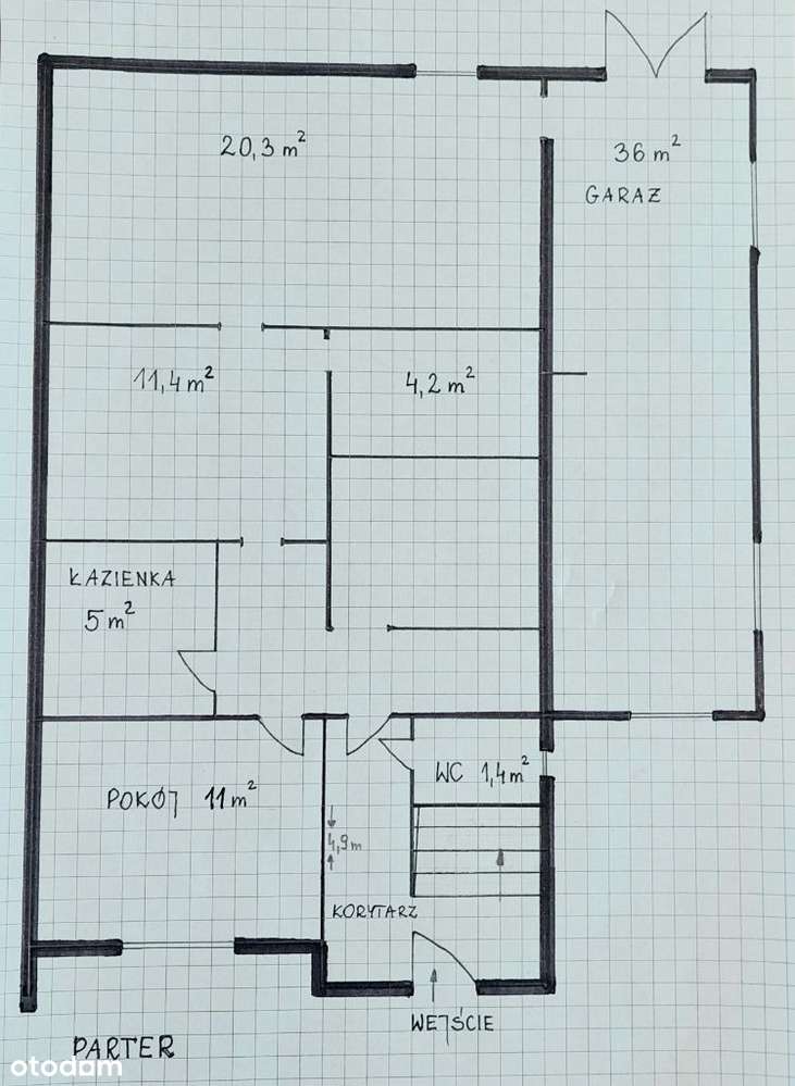 Września ul. Fromborska 240m2 . Po remoncie . Gotowe do zamieszkania . - Pełny obrazek: 5/15