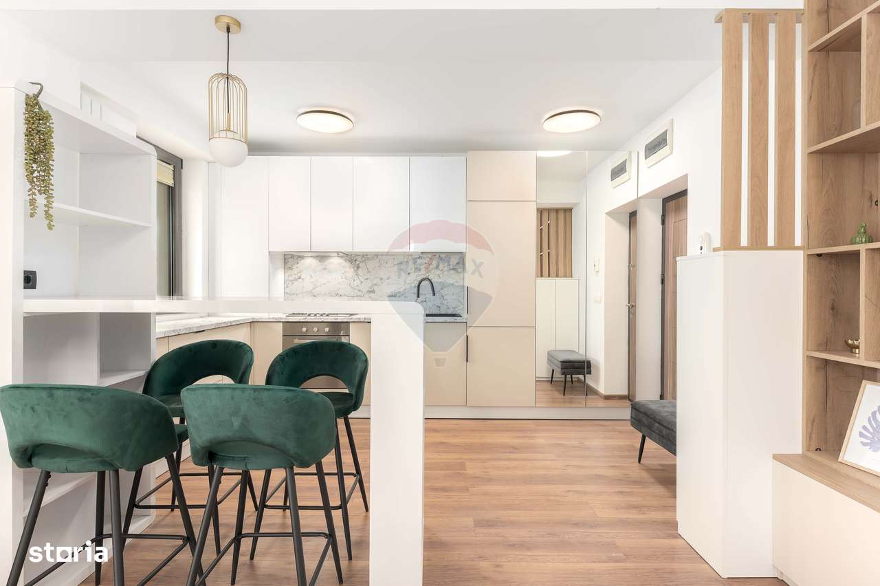 Apartament lux cu 2 camere și terasă generoasă 50 mp Pipera - Imagine principală: 3/18