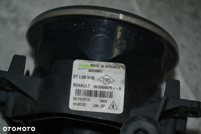 RENAULT DACIA ORYGINALNY HALOGEN PRZÓD PRZEDNI 26150097R 89208691 - 4