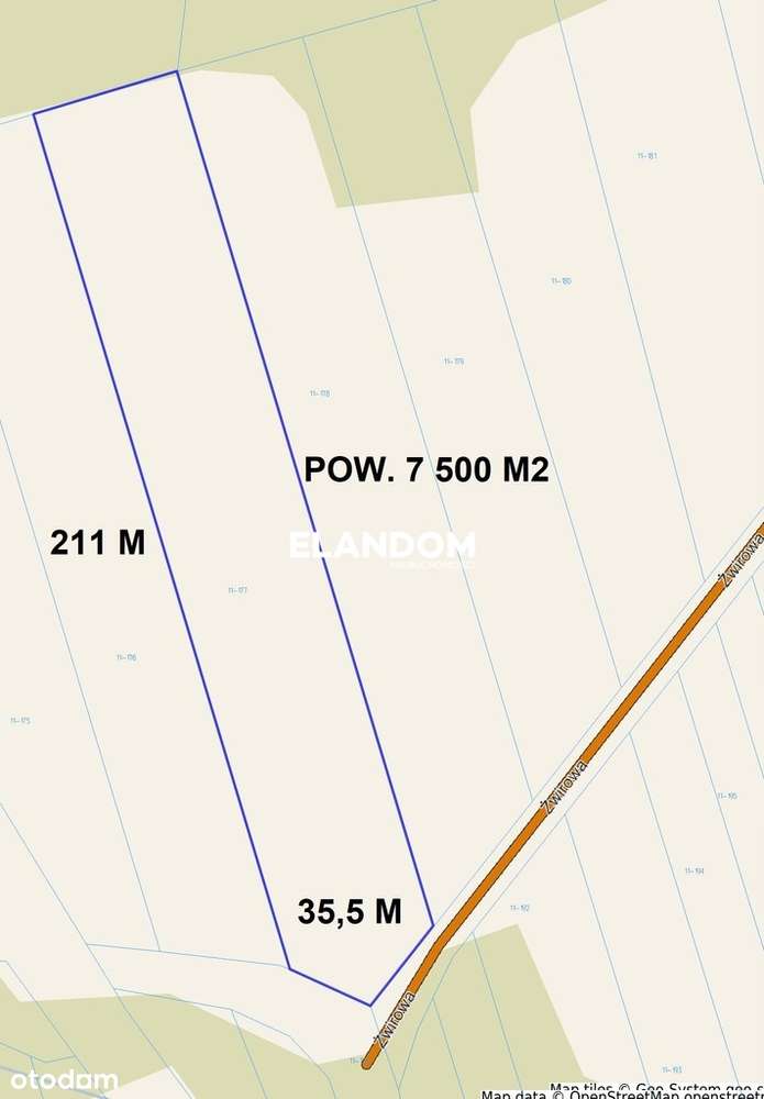 Działka rolna blisko drogi asfaltowej - Pełny obrazek: 4/7