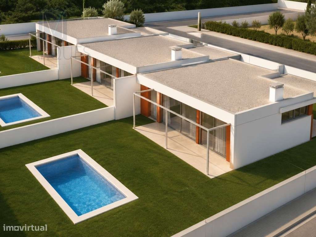 Terreno com Projeto para 3 Moradias de Luxo - Lagoa de Albufeira-1