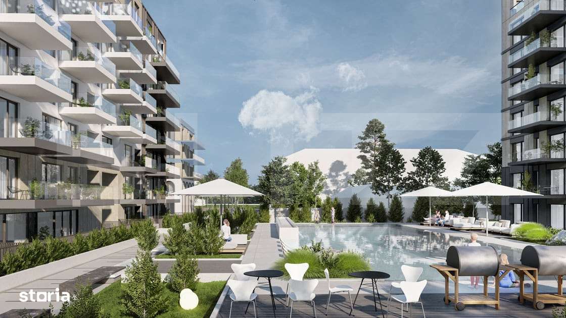 Apartament 2 camere, 57 mp, in Ansamblul Pajurei 3 Residence-metrou Ji - Imagine principală: 2/4