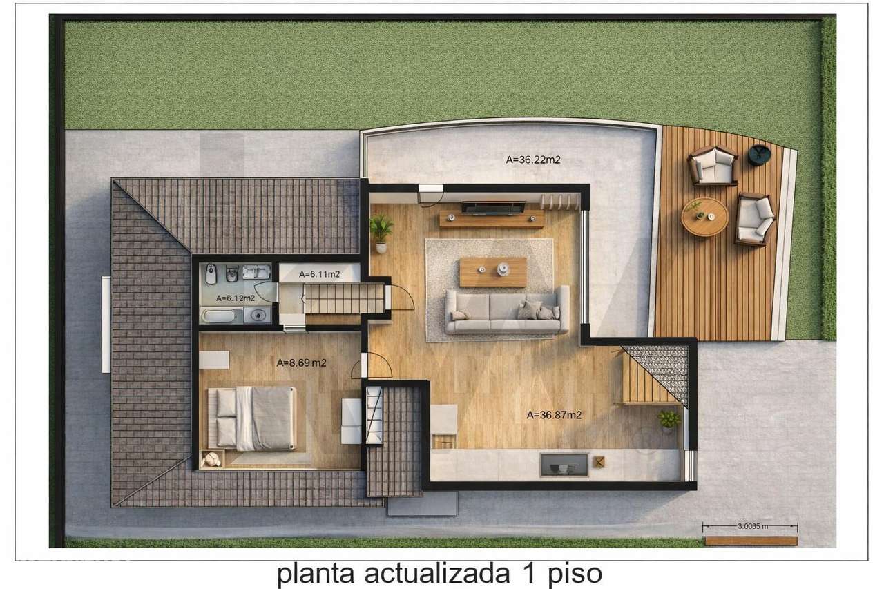 Casa T4 com jardim privativo na Serra do Louro | Espaço, luz e potenci - Grande imagem: 5/60