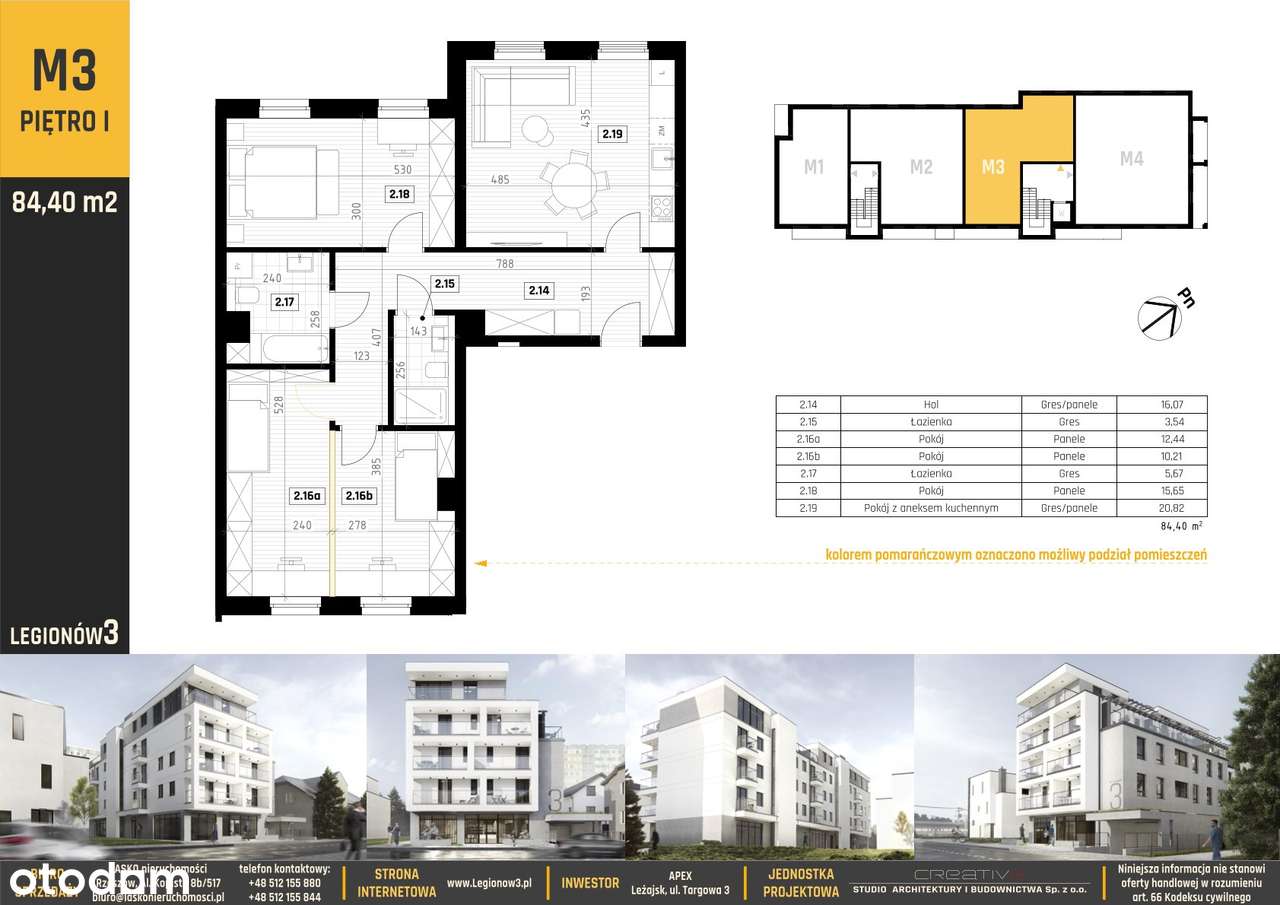 Nowoczesne 4-pokojowe mieszkanie w centrum miasta-1